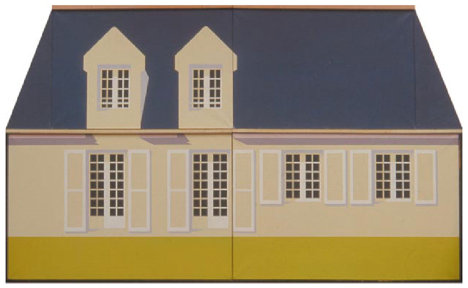 Christian Babou, Style Bretagne, 1972, acrylique sur toile & bois, 135 x 200 cm.
