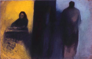 Franta, Couleur terre, 1986. 162 x 130 cm. Acrylique sur toile.