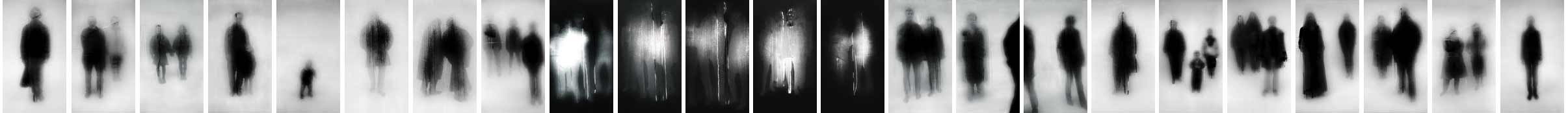 John Batho Esantys ir nesantys : présents et absents - photographie