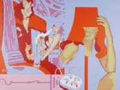 Myriam Baudin Myriam Baudin, Moi jai plein de contacts, 2005. 130 x 97 cm. Peinture acrylique.